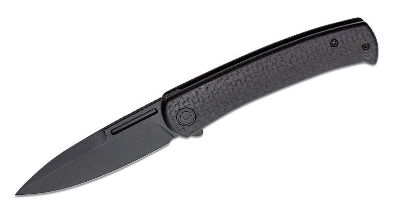 Ніж CIVIVI Cetos, лезо 88мм Sandvik 14C28N, руків'я Micarta Black, Frame Lock - C21025B-2