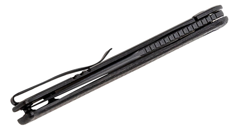 Ніж CIVIVI Cetos, лезо 88мм Sandvik 14C28N, руків'я Micarta Black, Frame Lock - C21025B-2