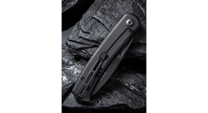 Ніж CIVIVI Cetos, лезо 88мм Sandvik 14C28N, руків'я Micarta Black, Frame Lock - C21025B-2
