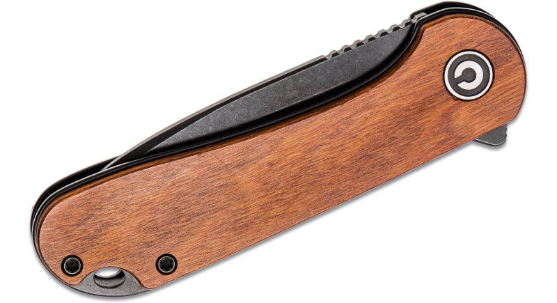 Ніж CIVIVI Elementum, лезо 75мм D2, руків'я Wood Wood, Liner Lock - C907U