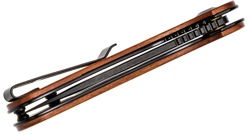 Ніж CIVIVI Elementum, лезо 75мм D2, руків'я Wood Wood, Liner Lock - C907U