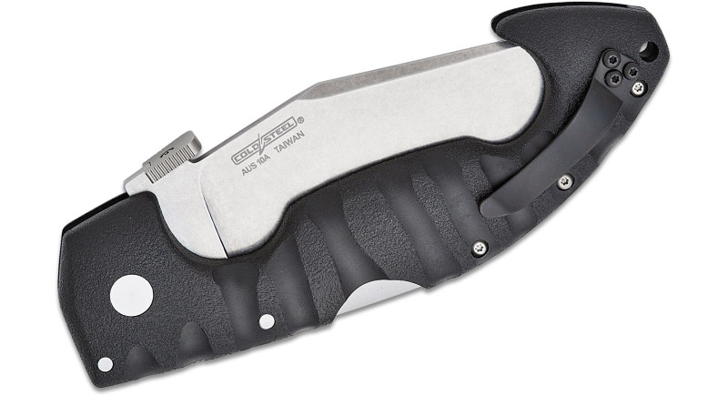 Ніж Cold Steel Spartan, лезо 114мм AUS-10A, руків'я Polymer Black, Lockback - 21ST
