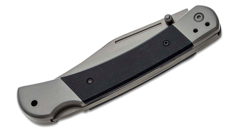 Ніж Ka-Bar Folding Hunter, лезо 98мм 420, руків'я G-10, з металу Black, Gray, Lockback - 3189