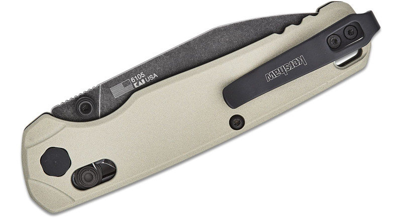 Ніж Kershaw Bel-Air, лезо 78мм CPM MagnaCut, руків'я з алюмінію Gray, Crossbar Lock - 6105