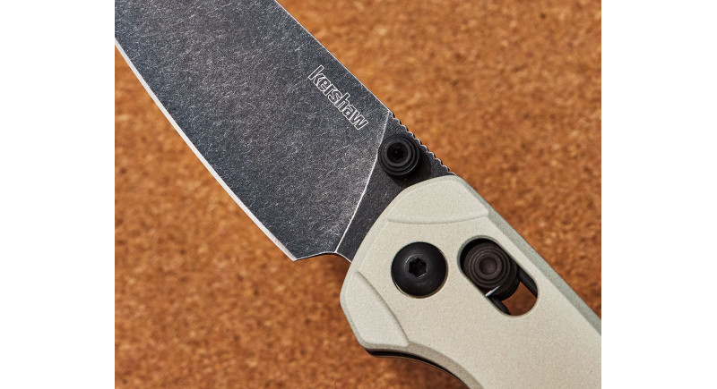 Ніж Kershaw Bel-Air, лезо 78мм CPM MagnaCut, руків'я з алюмінію Gray, Crossbar Lock - 6105