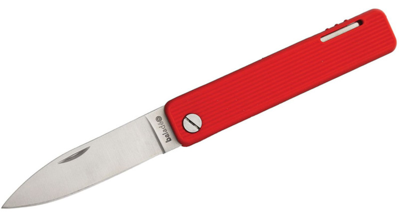 Ніж Baladeo Papagayo, лезо 76мм 420, руків'я Rubber Red, Lockback - ECO354