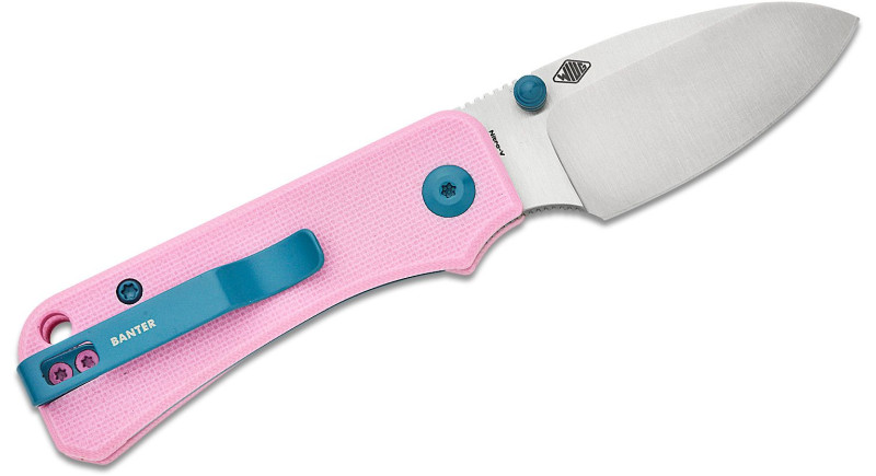 Ніж CIVIVI Baby Banter, лезо 59мм Nitro-V, руків'я G-10 Pink, Liner Lock - C19068S-10