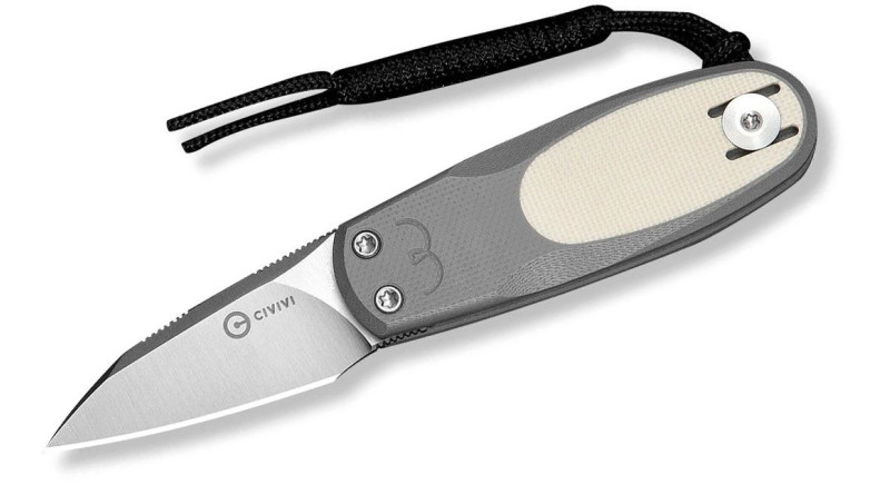 Ніж CIVIVI Purr, лезо 46мм Nitro-V, руків'я G-10 Gray, Slip Joint - C25054-1
