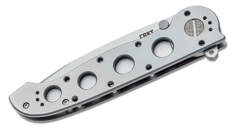 Ніж CRKT M16, лезо 98мм Sandvik 12C27, руків'я з металу Gray, Frame Lock - M16-04SS