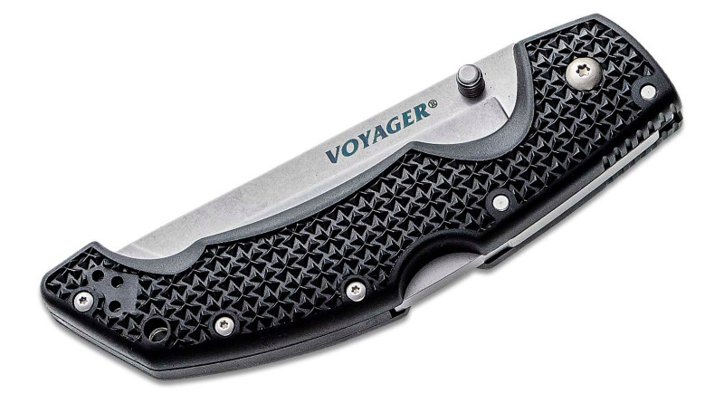 Ніж Cold Steel Voyager, лезо 102мм AUS-10A, руків'я Polymer Black, Lockback - 29AT
