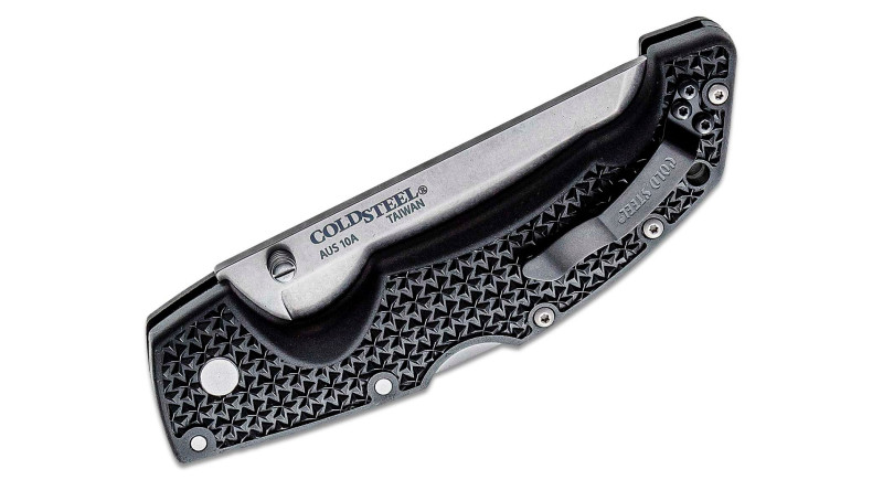 Ніж Cold Steel Voyager, лезо 102мм AUS-10A, руків'я Polymer Black, Lockback - 29AT