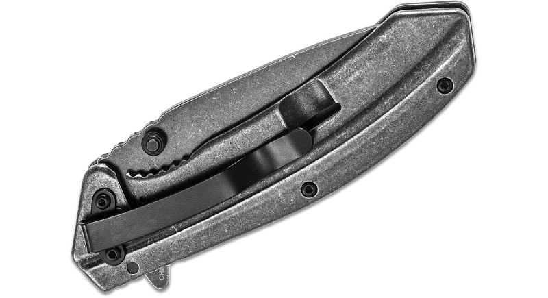 Ніж Kershaw Filter, лезо 83мм 3CR13MoV, руків'я Steel Black, Frame Lock - 1306BW