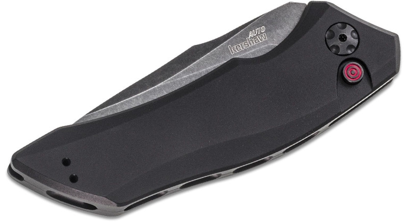 Ніж Kershaw Launch, лезо 86мм CPM 154, руків'я з алюмінію Black, Button Lock - 7100BW