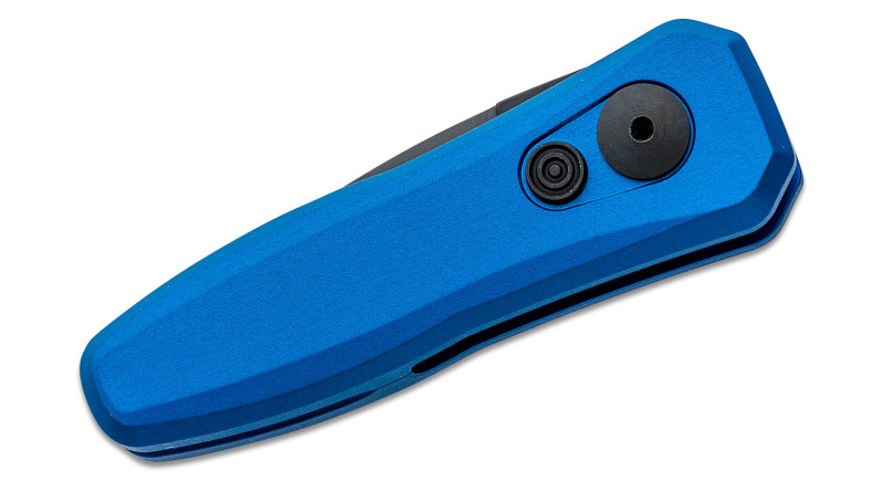 Ніж Kershaw Launch 4, лезо 48мм CPM 154, руків'я з алюмінію Blue, Button Lock - 7500BLUBLK