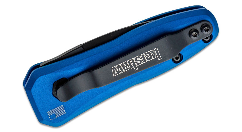 Ніж Kershaw Launch 4, лезо 48мм CPM 154, руків'я з алюмінію Blue, Button Lock - 7500BLUBLK