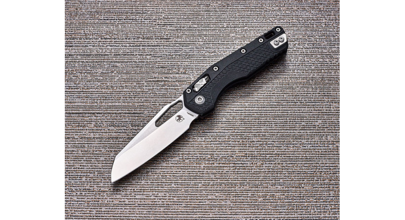 Ніж Microtech MSI, лезо 98мм Bohler M390MK, руків'я Polymer Black, Crossbar Lock - 210T-10PMBK