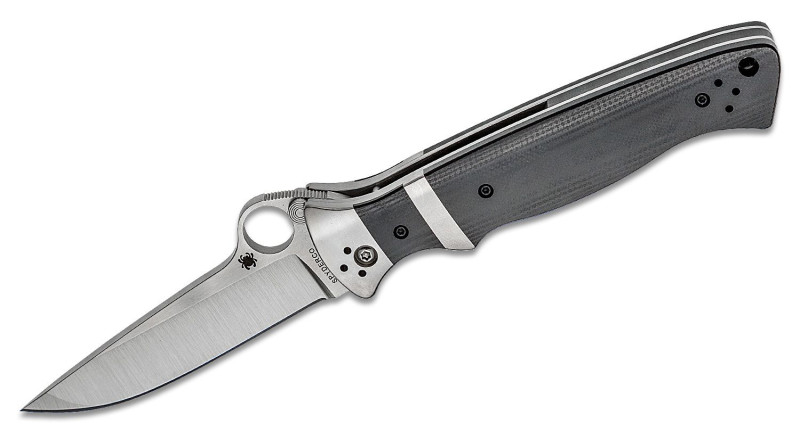 Ніж Spyderco Vallotton Sub-Hilt, лезо 95мм CPM S30V, руків'я G-10 Black, Liner Lock - C149GP