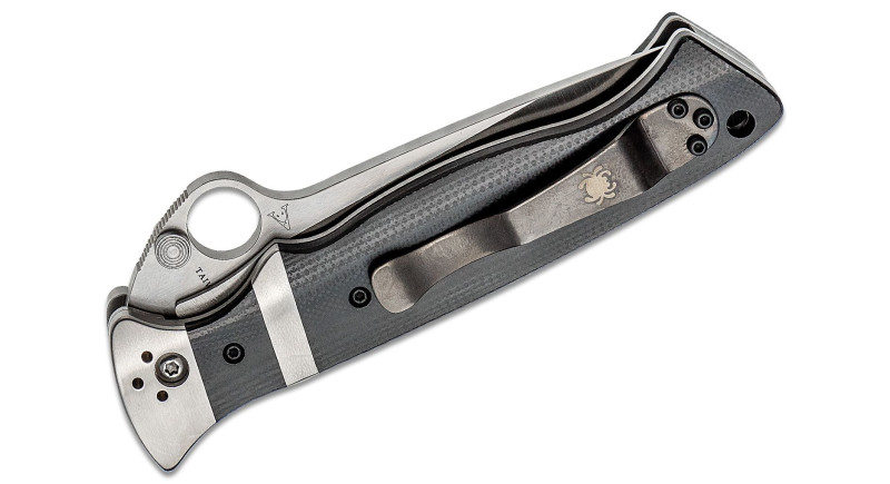 Ніж Spyderco Vallotton Sub-Hilt, лезо 95мм CPM S30V, руків'я G-10 Black, Liner Lock - C149GP
