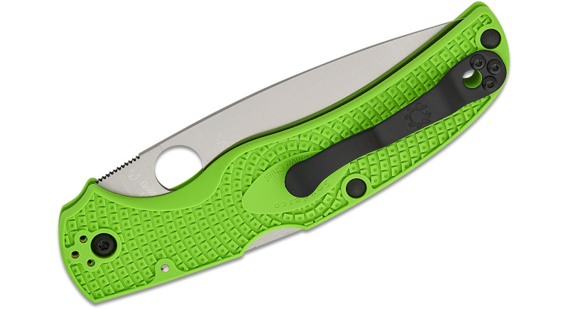 Ніж Spyderco Native Chief, лезо 102мм LC200N, руків'я Polymer Green, Lockback - C244PGR