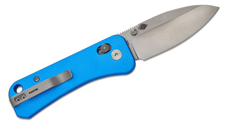 Ніж WE Knife Co. Banter 2, лезо 73мм CPM S35VN, руків'я з алюмінію Blue, Crossbar Lock - WE23075-1