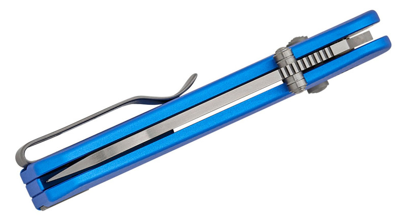 Ніж WE Knife Co. Banter 2, лезо 73мм CPM S35VN, руків'я з алюмінію Blue, Crossbar Lock - WE23075-1
