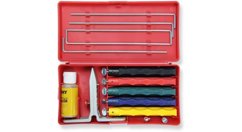 Система для заточування ножів Lansky Deluxe 5-Stone Sharpening System