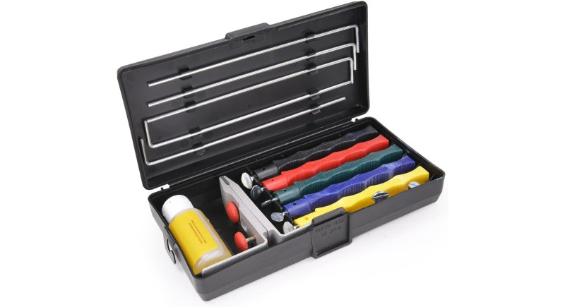 Система для заточування ножів Lansky Deluxe 5-Stone Sharpening System Система для заточування ножів Lansky Deluxe 5-Stone Sharpening System