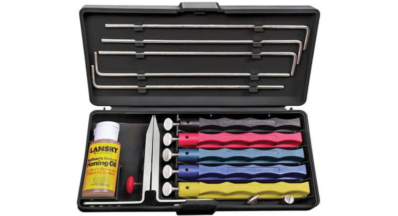 Система для заточування ножів Lansky Deluxe 5-Stone Sharpening System Система для заточування ножів Lansky Deluxe 5-Stone Sharpening System