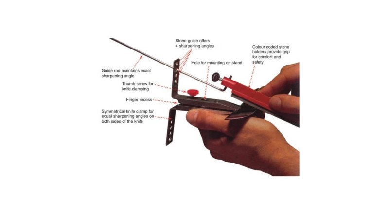 Система для заточування ножів Lansky Deluxe 5-Stone Sharpening System Система для заточування ножів Lansky Deluxe 5-Stone Sharpening System