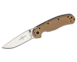 Ніж Ontario Rat 1 AUS-8 Coyote Brown Satin (O8848CB)