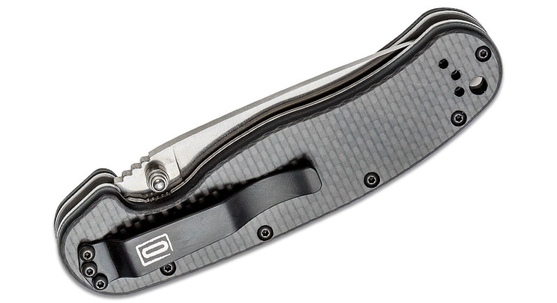 Ніж Ontario Rat 1 AUS-8 Carbon Fiber Satin (8886CF)