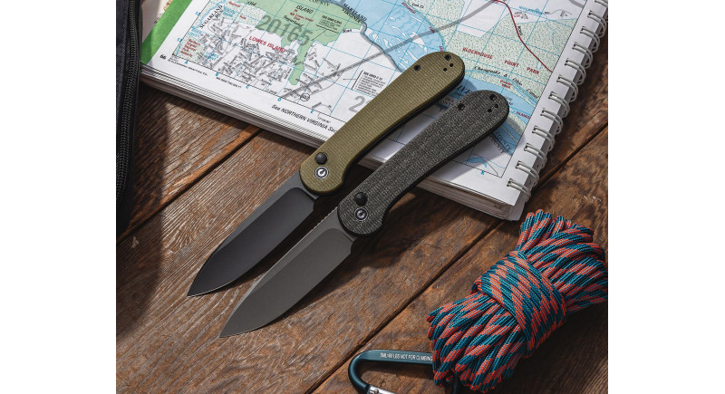 Ніж CIVIVI Elementum Button Lock Olive Micarta - C2103B