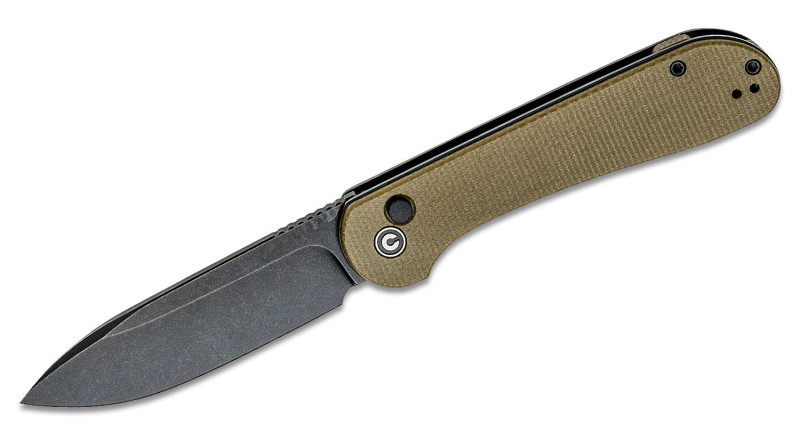 Ніж CIVIVI Elementum Button Lock Olive Micarta - C2103B