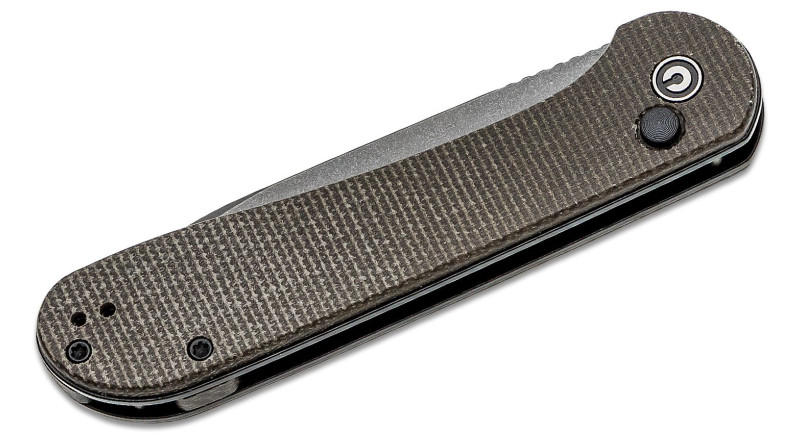 Ніж CIVIVI Elementum Button Lock Dark Green Micarta - C2103C