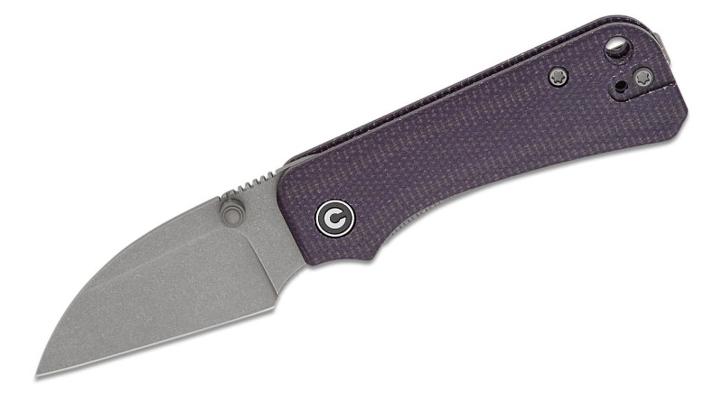Ніж CIVIVI Baby Banter Wharncliffe Purple Micarta - C19068SC-2
