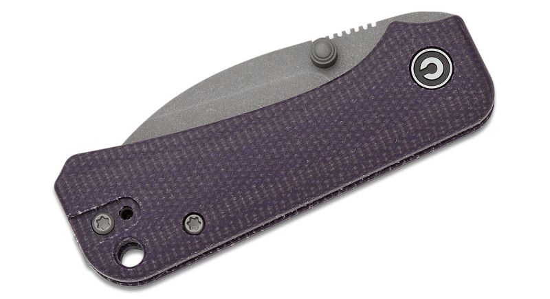 Ніж CIVIVI Baby Banter Wharncliffe Purple Micarta - C19068SC-2