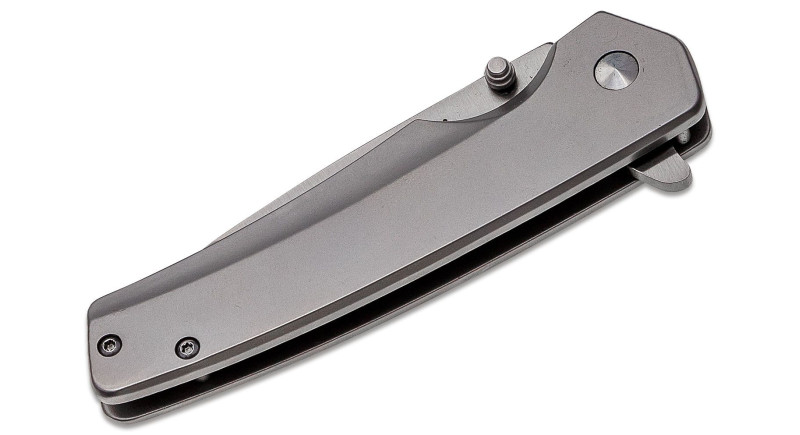 Ніж Buck Odessa, лезо 79мм Stainless Steel, руків'я з металу Gray, Frame Lock - 0254SSS