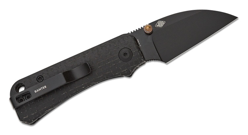 Ніж CIVIVI Baby Banter, лезо 59мм Nitro-V, руків'я Micarta Black, Liner Lock - C19068SC-1