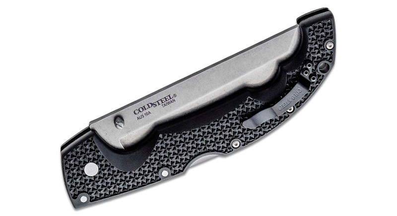 Ніж Cold Steel Voyager, лезо 140мм AUS-10A, руків'я Polymer Black, Lockback - 29AXT