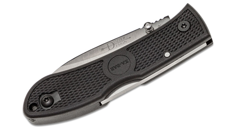 Ніж Ka-Bar Dozier, лезо 76мм D2, руків'я Zytel Black, Lockback - 4062