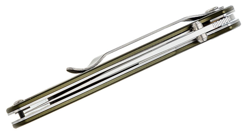 Ніж Kershaw Leek, лезо 76мм Sandvik 14C28N, руків'я з алюмінію OD Green, Liner Lock - 1660OL