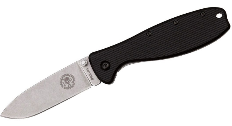 Ніж ESEE Zancudo, лезо 75мм AUS-8, руків'я Polymer Black, Frame Lock - BRKR1