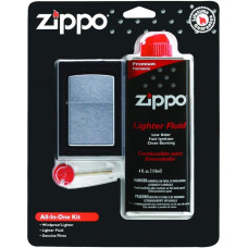 Набір Zippo All-in-One - запальничка + бензин + кремені