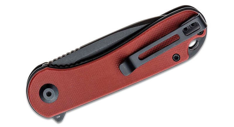 Ніж CIVIVI Elementum Burgundy G-10 (2.9" Black)