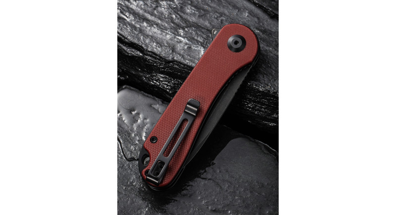 Ніж CIVIVI Elementum Burgundy G-10 (2.9" Black)