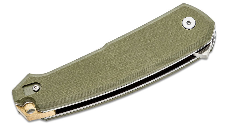 Ніж CRKT Tueto, лезо 83мм 4116, руків'я G-10 OD Green, Liner Lock - 5325