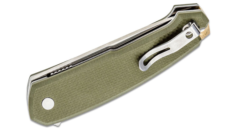 Ніж CRKT Tueto, лезо 83мм 4116, руків'я G-10 OD Green, Liner Lock - 5325