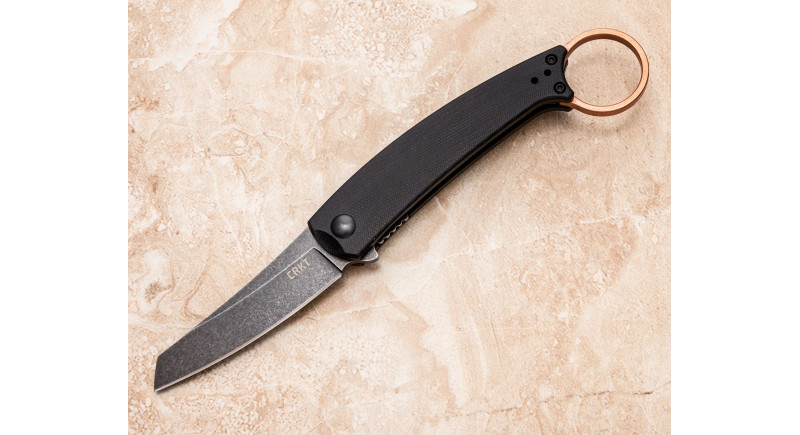 Ніж CRKT Ibi, лезо 70мм D2, руків'я G-10 Black, Liner Lock - 7150