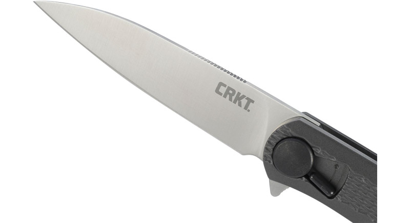Ніж CRKT Slacker, лезо 84мм 4116, руків'я з алюмінію Gray, Liner Lock - K350KXP