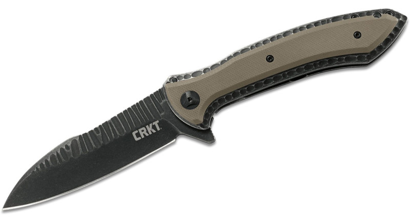 Ніж CRKT Apoc, лезо 102мм 8Cr13MoV, руків'я G-10 Green, Frame Lock - 5380